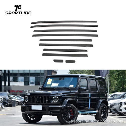 Carbon Fiber Side Molding Trim Sticker for Mercedes G-Class W463 G63 G65 G500